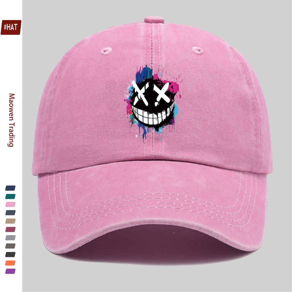 pc Fashion Splatter Print Baseball Cap Summer New Elegant WomenS Printed Design Casual Hat Truck Driver Comfortable Lightwei