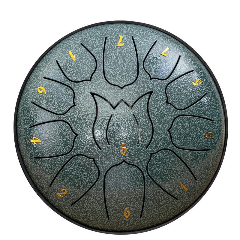 Notes 11 Rain Chime Drum Steel Tongue Drum Music Instrument Tool Educational