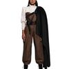 Medieval Shawl Half Shoulder Cape, Men Medieval Half Cape with Adjustable Leather Straps For Halloween, Cosplay Parties