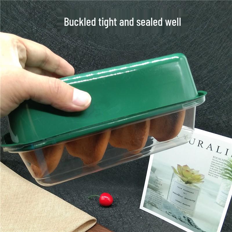 Eco-Friendly Transparent Pastry Box - Round Cat Head & Rectangular Cake Design