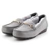 HIMIKO / Himiko / Fluffy Bijou Bit Moccasins / 641320 Gray 230
