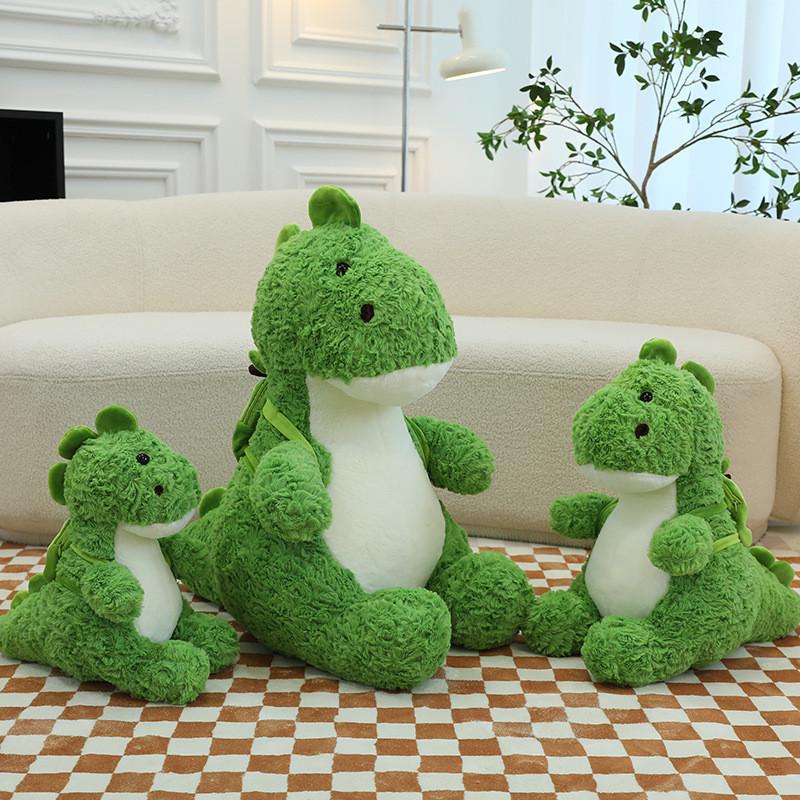 Soft Avocado Dinosaur Plush Pillow Stuffed Toy Cuddly Green Gift For Kids