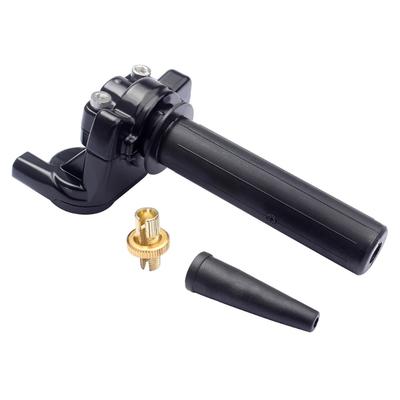 Strong Aluminum Motorcycle Handlebar Grip 22mm Quick Throttle System with Ergonomic Designs Suitable for Vehicles