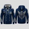 Męska bluza z kapturem z nadrukiem 3D Uniformy Gwardii Królewskiej Poliester Długi rękaw Pulower Kostium Streetwear Bluza