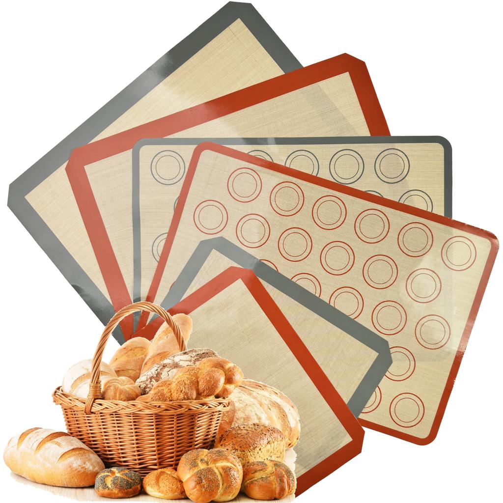 1PC Silicone Baking Mat for Oven Thin 0.4mm Reusable Non Stick Heat Resistant Bakeware Sheets Liner Baking Tools for Cookie 1