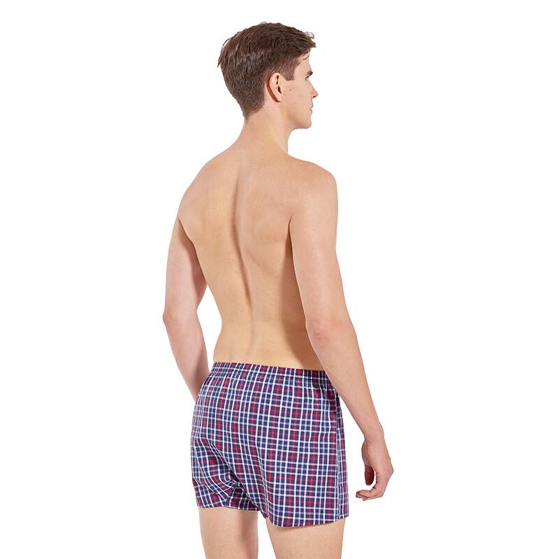 BXMAN Men's Loose Woven Cotton Boxer Shorts