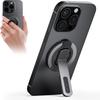 Phone Grip for Magsafe Phone Stand 360°Roration Gym Holder Phone Kickstand Silicone Finger Ring Innovative Pressure-Relief