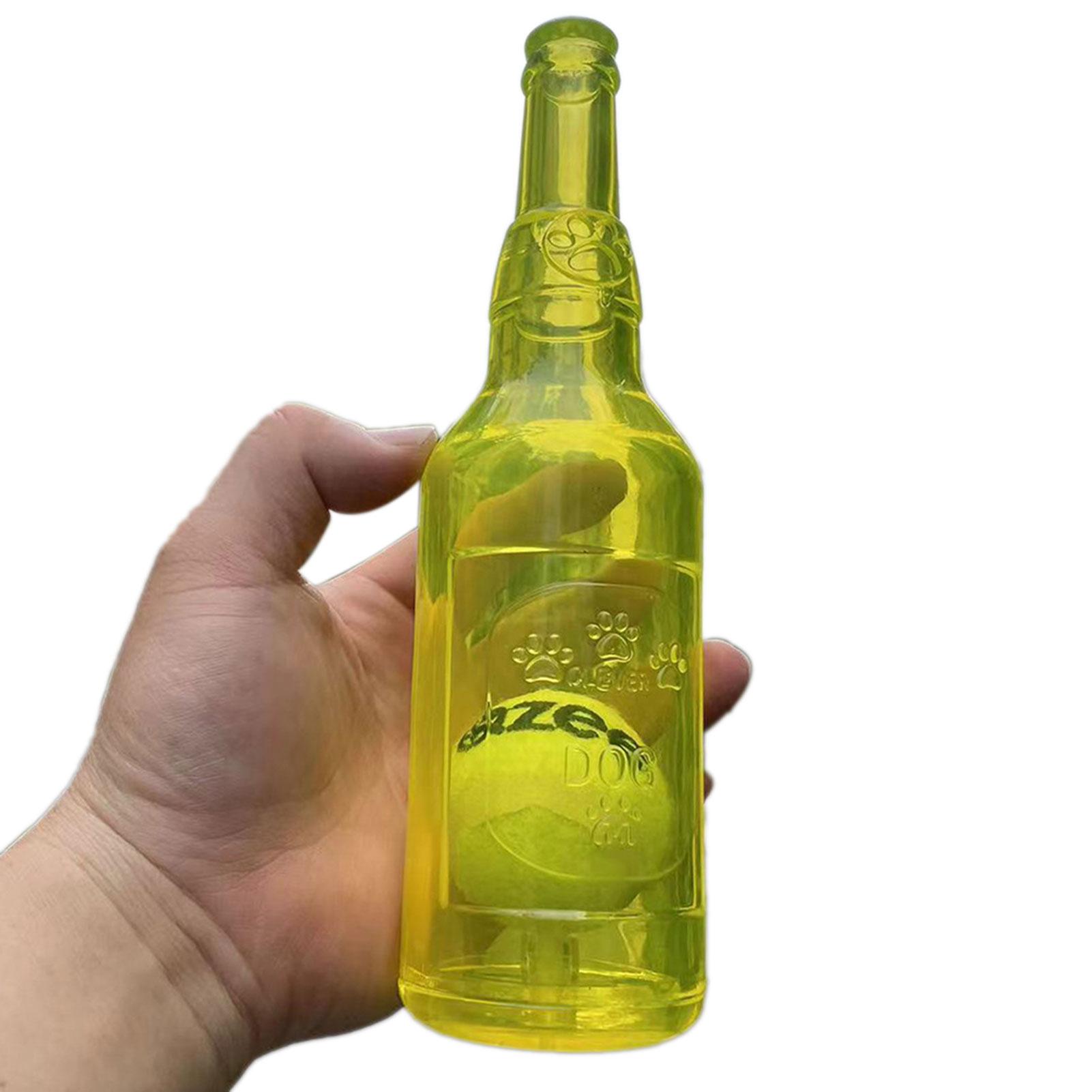 

Интерактивная игрушка для собак Пластиковая бутылка для воды Хрустящие игрушки с мячом для котят Small жёлтый