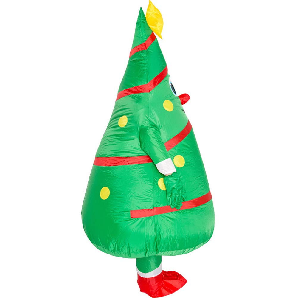 Christmas Christmas Tree Inflatable Santa Claus Funny Christmas Tree Outfit with Costume Set for Includes Fan Blower [SYitong] Costume, Santa,