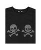 Ialtial Two Skull T-Shirt Black