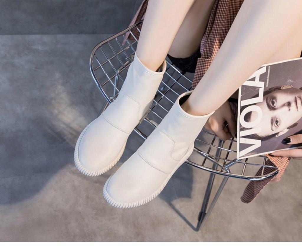 Women's Genuine Soft Leather British-Style Martin Boots - 2025 Collection, Breathable Short Boots for Autumn/Winter and Spring Trends