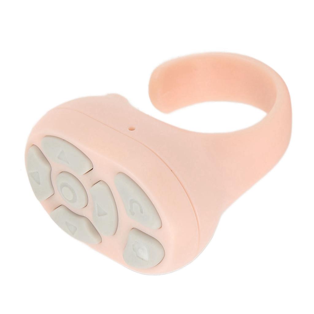 Remote Control Scrolling Ring Bluetooth 5.3 APP Page Turner Camera Shutter Remote Selfie Button Clicker with Charging