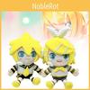 White Kagamine Clover Rinto Plush Toys Cartoon Stuffed Dolls Room Decorations