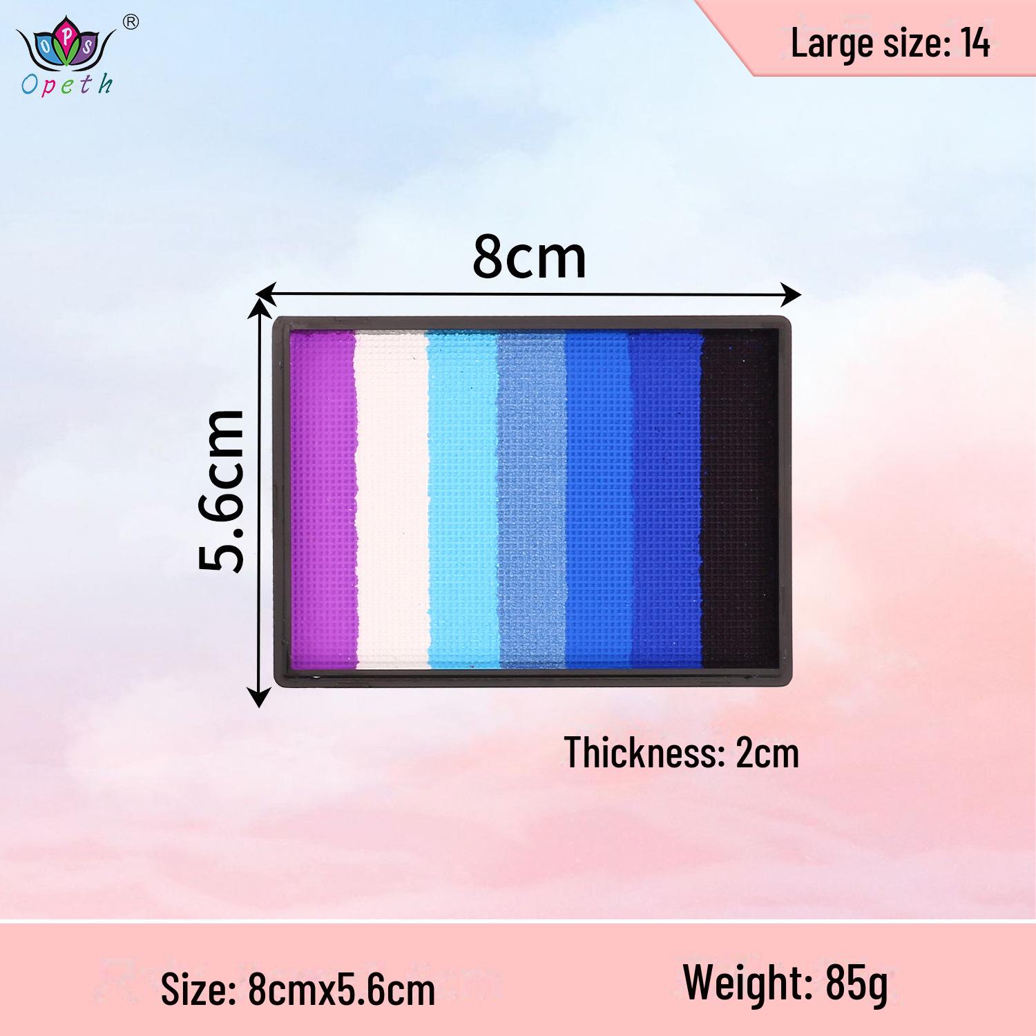 

Водорастворимая радужная краска для лица для детей Water-soluble face paint