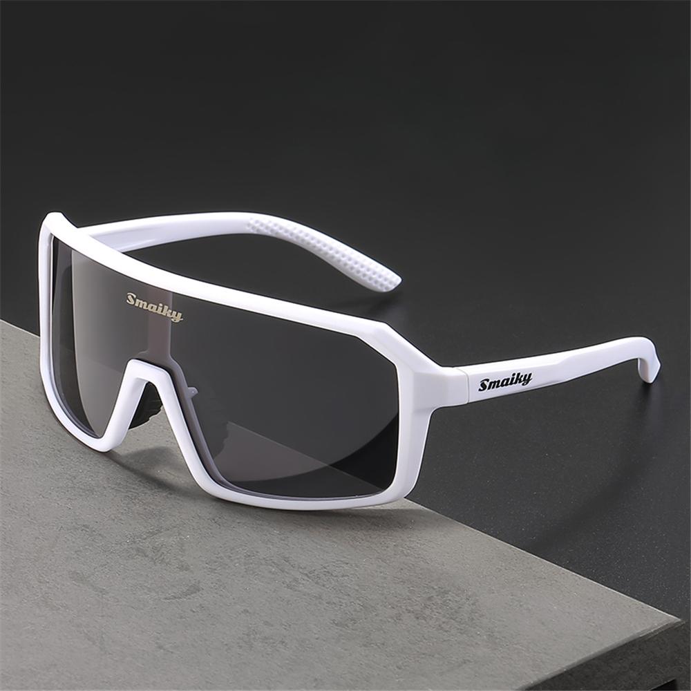 SMAIKY Herren Fahrrad Sonnenbrille Radfahren Frau MTB Rennrad Fahrbrille Outdoor Sport Laufen Brille UV400 Wandern Brille