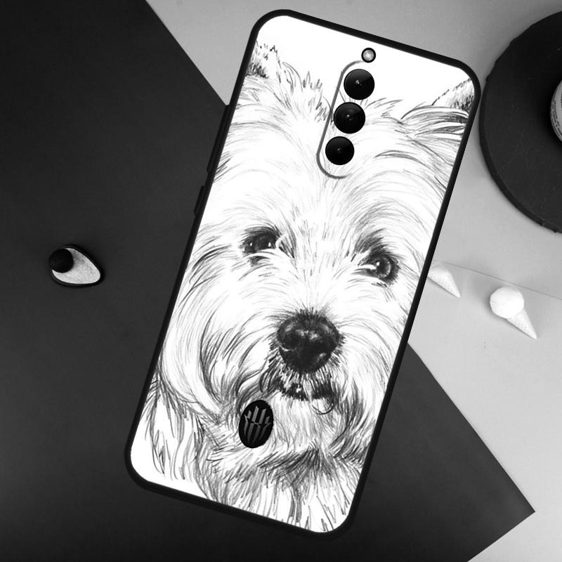 

Westie Dog For ZTE Nubia Red Magic 10S 8 9 8S 9S Pro Plus 10 Air 6S 7S 7 Pro Red Magic 11 Pro Plus Case Red Magic 9S Pro