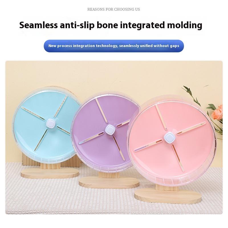 Hamster Running Wheel Ultra-quiet Roller Bracket Large Roller Running Ball Toy Summer Landscaping Toy Small Pet