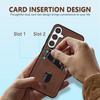 AZNS K1 Series For Samsung Galaxy A56 5G Case Calf Texture Anti-Drop PU+TPU Phone Cover with 2 Card Slot