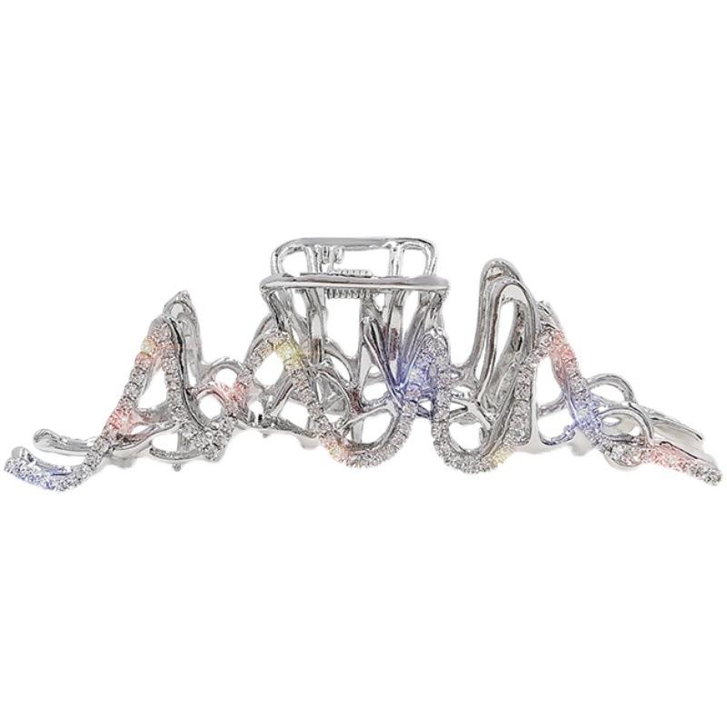 Modne kryształowe metalowe spinki do włosów dla kobiet Bath Crab Hairgrip Spinki do włosów Spinki do włosów Akcesoria do włosów Spinki do włosów Nakrycia głowy