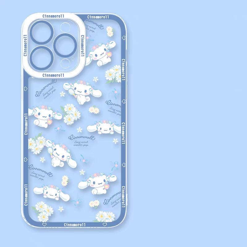 Pretty Cute Cinnamoroll Case For Xiaomi Redmi 15C Note 15 Pro 14C Note 14 13 12 10 11 Pro Plus 11S 13C 12C 5G 4G Clear Casing