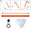 Golf Alignment Rod and Holder Swing Training Aid Posture Improve Practice Tool Professional