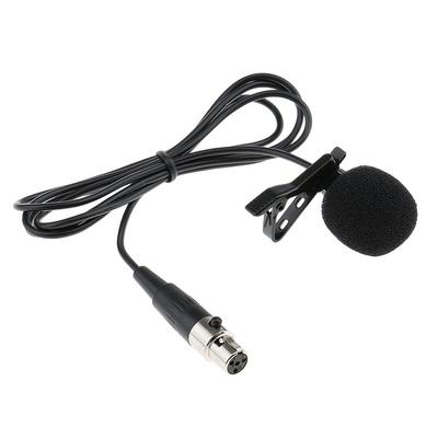 Phantasmia Lavalier Microphone 3.5mm 3Pin XLR 4Pin Compatibility 1m Cable Condenser Unidirectional Vocal Speech Dance Sports Instrumental Solo