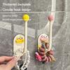 Adhesive Wall Hooks Hair Accessories Organizer Rounded Edge Cartoon Adhesive Hook for Bathroom Kitchen