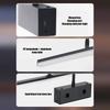 Lights For Pictures On Wall Rechargeable Art Lights For Wall With Remote Wireless 3 Color Modes Dimmable LED Sconce Lamp With