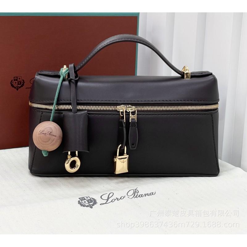 

L3 Style Leather Lunch Box Bag Women With High-end One-shoulder Cross-slung Handbag Small Square 23x13x8