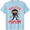 Cool Soccer Ninja Art for Unisex Boys Kid Soccer Lovers Player TShirt Japanese Cartoon Y2k Graphic Saying Tee Fashion Novelty Gift