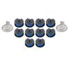 String Trimmer Replacement Spools & Cap for AC14RL3A 11 Feet of Line 6/8/10 Spools with 2 Covers Reliable and Long Lasting