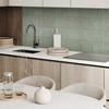Self-Adhesive Vinyl Tiles with Print Rectangular Fashionable Tiles 6X60X30 Cm