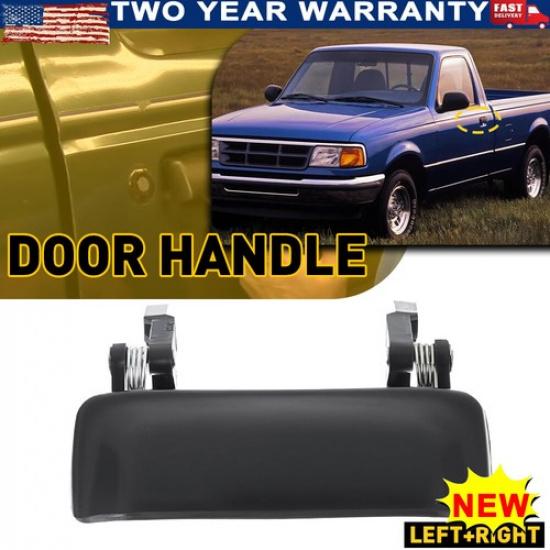 Door Handle Front Driver Passenger Side Right Smooth Black Left Ford Ranger