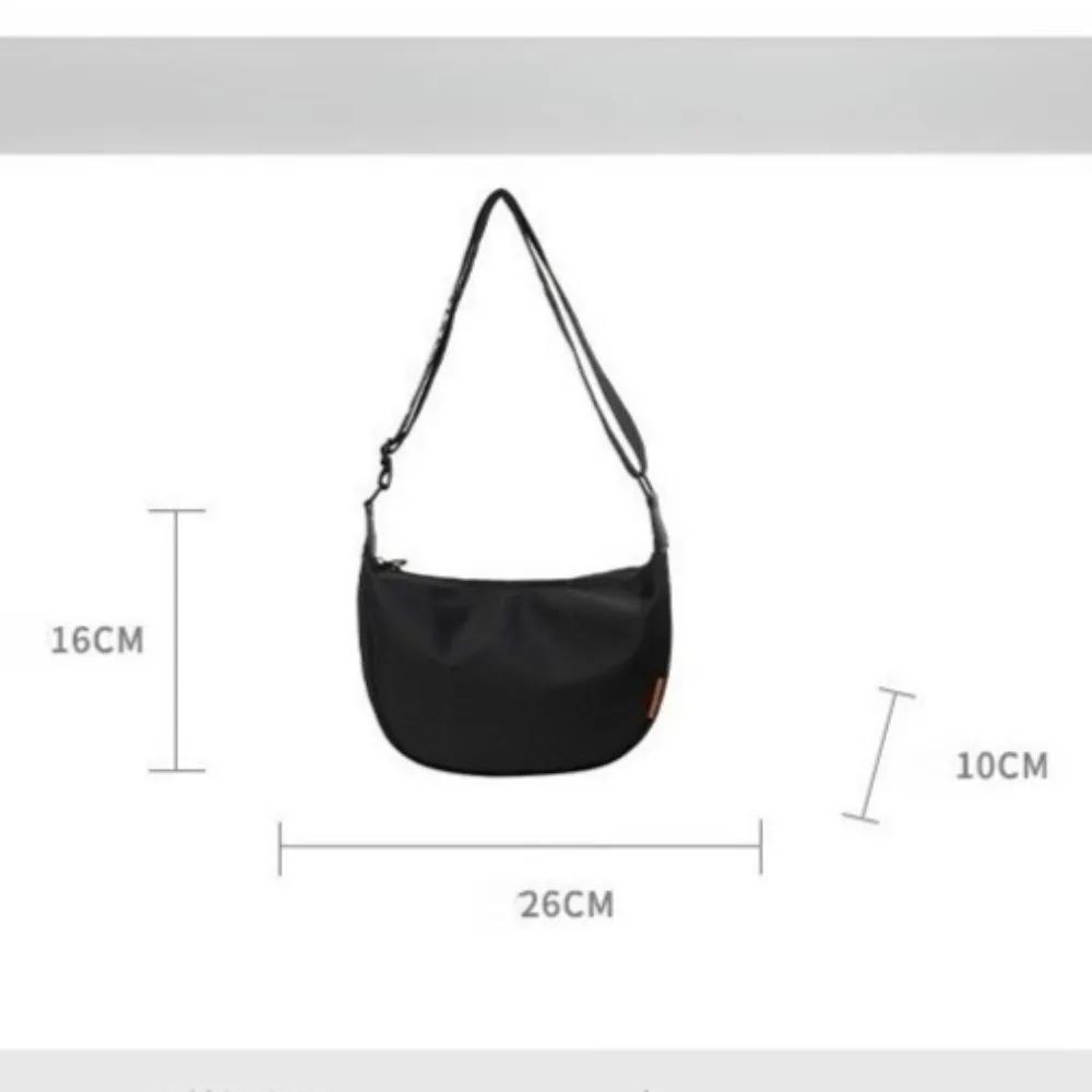 New Fashi Crossbody Bag Simple Wide Shoulder Strap Design Single Shoulder Bag Original Style Commuting Dumpling Women Bag