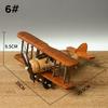 Handmade Wooded Air Plane Model Ornament Living Room Desktop Creative Decoration