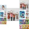 Adorable Sonic The Hedgehog Kids Anime Puzzle Interactive Sticker Diy Craft Set