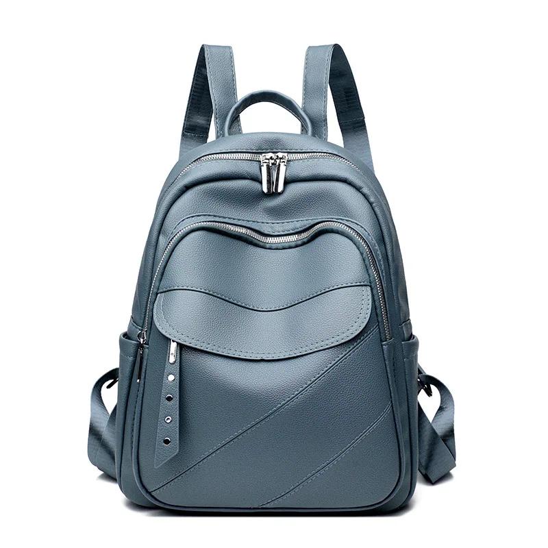 Kids Backpack for Girl Fashionable Soft Leather Travel Bag Student PU Backpack Kawaii Backpack Mother Kids Bags