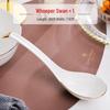 Ceramic Swan Ladle with Gold Trim