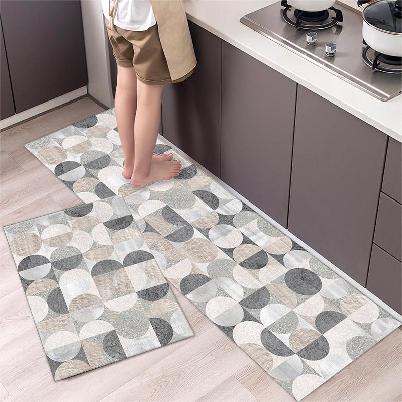 Simple and Luxurious Carpet Floor Mat Kitchen Carpet Bathroom Door Mat Foot Mat
