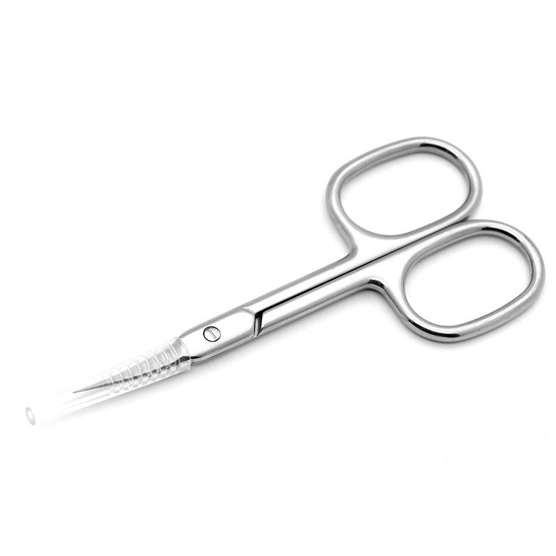 Stainless Steel Cuticle Nippers with Bent & Pointed Tip – Professional Nail Clippers for Manicures