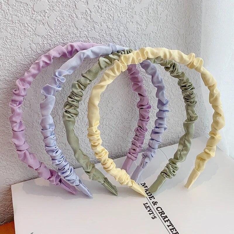 Fold Headband Simple And Versatile Cute Student Hairpin Wash Hairband Non-slip Pressure Hair Headband Hair Accessories