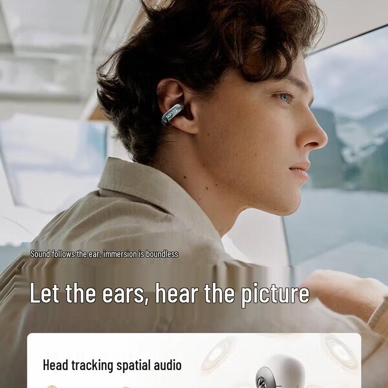 SANAG S9S Open-Ear Clip Bluetooth Headset with AI Translation