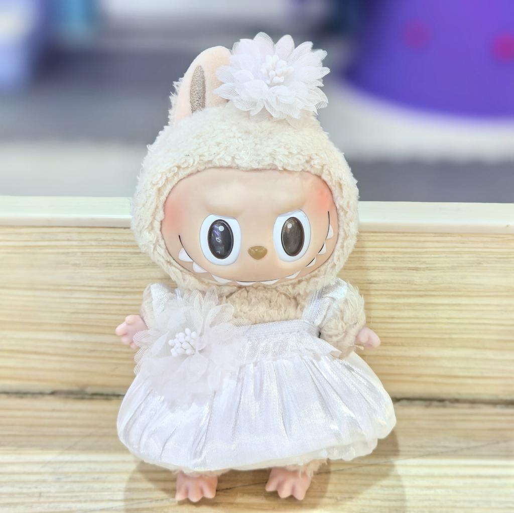 17CM Pendant Doll Baby Clothes First, Second and Third Generation Blind Box Dress Set Accessories