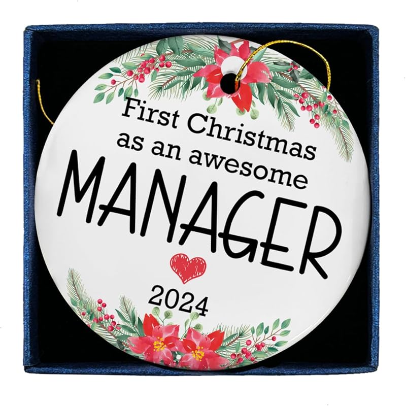 First Christmas As a Family Ceramic Ornament 2024, New Parents Gifts for Couples Mom Dad Newborn, New Mom Dad Baby Gifts Ideas, Baby 1st Ornament