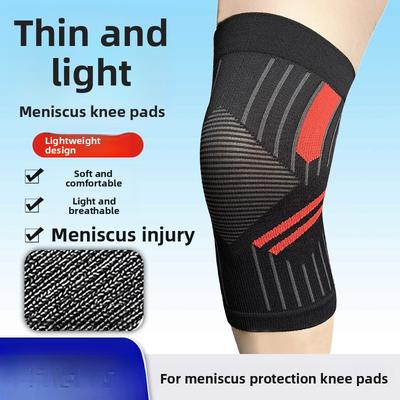 Knitted Nylon Sports Knee Pads, Ultra-thin Invisible Running and Cycling Knee Protection, Breathable Men's and Women's Thermal Knee Protection