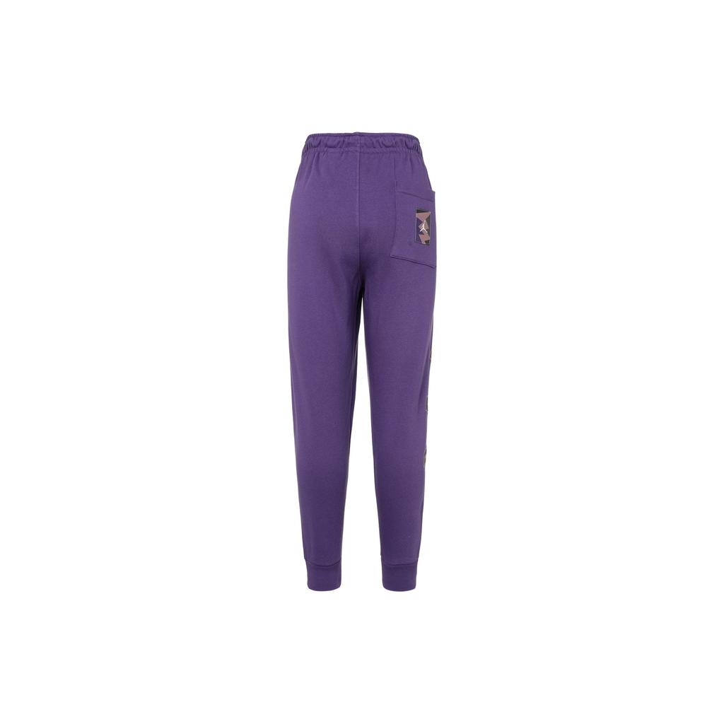 Jordan Flight MVP Cuffed Fleece-gefütterte Strick-Jogginghose Herren Unterteile Lila FB7028-502