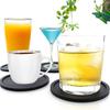 12 Pcs Silicone Coasters Round Beverage Coaster Set with Holder Drinking Coasters Bar Restaurant Coaster Heat-resistant Cup Mats
