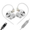KZ EDZ Earphones Ultra Wide Frequency IEM Dual Damping Wired Headphones HiFi Bass Earbuds Gaming Headset With Mic PK EDX PRO X