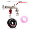 S60x6 Grobgewinde IBC Tank Tap Connecter X 1/2'' 3/4'' Wasser Kupplung Adapter 1000L Garten Home Ersatz Ventil Fitting