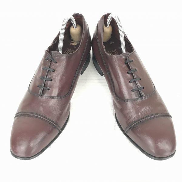 80er-90er Vintage/NUNN BUSH/Leder Balmoral Straight Tip/10E/27.5/Rötlich Braun/Kleid-/Businessschuhe(GEBRAUCHT)